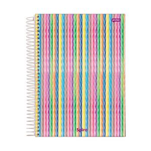 Caderno Universitário Capa Dura Jandaia Spiro 1M 80F