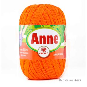 Linha Anne 500m Tangerina 4445 Circulo