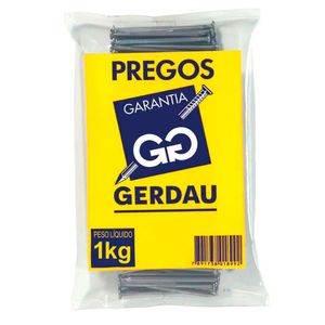 Prego Gerdau 3x8