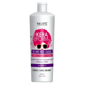 Shampoo Eu Amo Meus Cachos Keraform Skafe 500ml