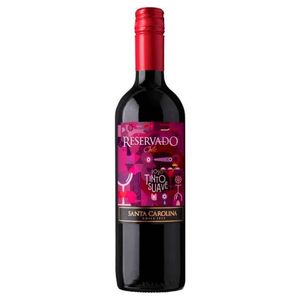 Vinho Tinto Chileno Reserva Suave Santa Carolina 750ml