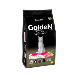 Ração Golden para Gatos Castrados Sabor Peixe 10,1kg