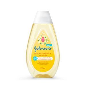 Sabonete Líquido Johnson Baby Camomila Glicerina 200ml