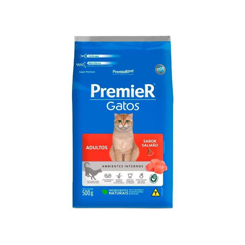 racao-premier-gatos-adultos-salmao-500g