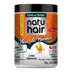 Creme Para Pentear Com Óleo De Rícino