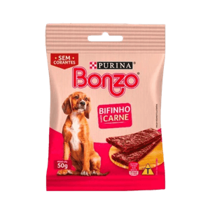 Snack para Cães Bonzo Fininho Sabor Carne 50g