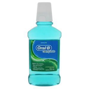 Enxaguante Bucal Antisséptico Zero Álcool Hortelã Oral-B Complete Frasco 250ml