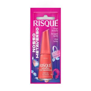 Esmalte Cremoso Nosso Metaverso Coral Risqué