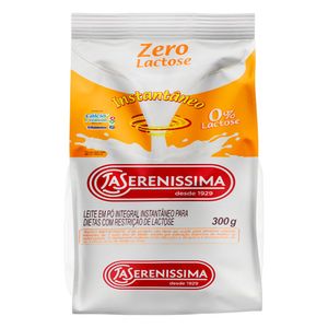 Leite em Pó Instantâneo Integral Zero Lactose La Sereníssima 300g