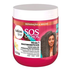 Creme de Tratamento Salon Line S.O.S Cachos 10 em 1 Multibenefícios 500g