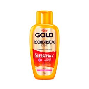 Shampoo Niely Gold Queratina Reparação Frasco 275ml