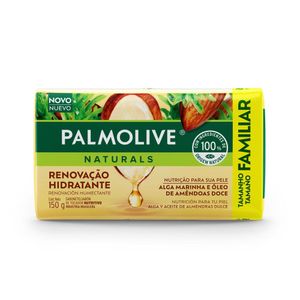 Sabonete em Barra Palmolive Naturals Renovação Hidratante Alga Marinha e Óleo de Amêndoas Doce 150g