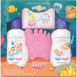 Kit Infantil Giovanna Baby Gaby Hora do Banho Shampoo 200ml+Condicionador