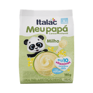 Cereal Infantil de Milho Italac Meu Papá 180g