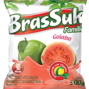 Refresco em Pó de Goiaba Brassuk 300g