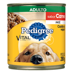 Patê para Cães Adultos Carne Pedigree Vital Pro Lata