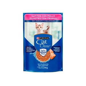 Ração Úmida Cat Chow Para Gatos Filhotes Sabor Frango 85g