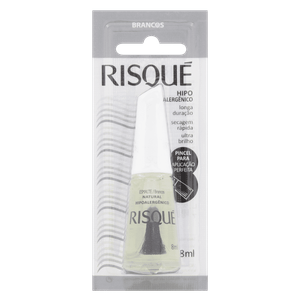 Esmalte Natural Incolor Risqué Brancos