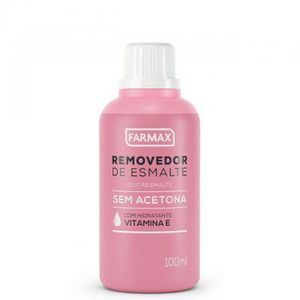 Removedor de Esmalte Sem Acetona Farmax 100ml