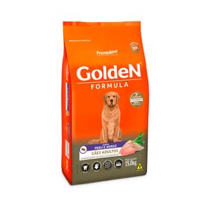 Ração Golden Fórmula para Cães Adultos Sabor Peru e Arroz 15kg