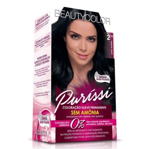 Tinta para Cabelo Preto Azulado 2.11 Beaut Purissi