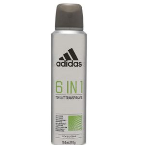 Desodorante Antitranspirante Aerosol Adidas 6 in 1 Masculino 72h 150ml