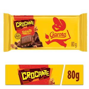 Chocolate Garoto Crocante Amendoim 80g