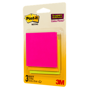 Bloco de Notas Adesivas Post-it