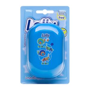 Saboneteira Infantil Lolly Zoo Azul