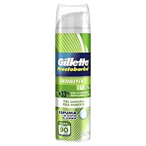 Espuma de Barbear Gillette Prestobarba Sensitive Frasco 150g