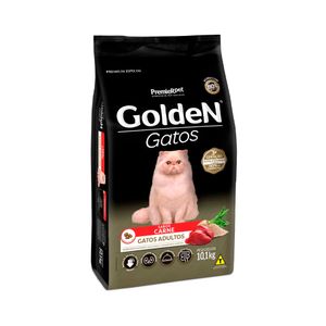 Ração Golden para Gatos Adultos Sabor Carne