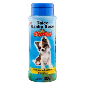 Talco Banho Seco Cão Fiel 100G