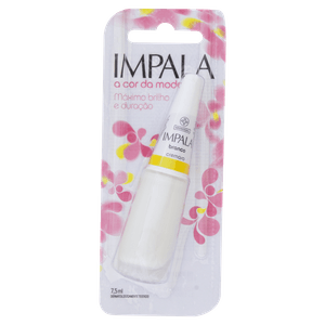 Esmalte Cremoso Branco Impala a Cor da Moda 7,5ml