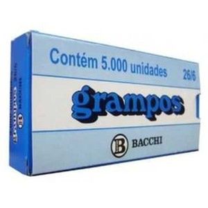 Grampos para Grampeador N°26/6 Cobreado - 5.000