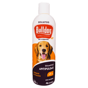 Shampoo para Cães Antipulgas Bulldog Frasco