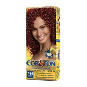 Tintura para Cabelo Creme 7.66 Vermelho Intenso