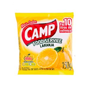 Refresco em Pó de Laranja Camp 150g