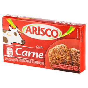 Caldo em Tablete Carne Arisco 57g Caixa com 6 Unidades