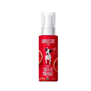 Perfume Para Cães Animalissimo Torta De Morango 50ml