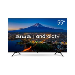 Smart TV Aiwa LED 4K 55" Ultra HD AWS-TV-55-BL-01-A