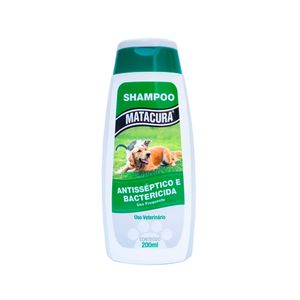 Shampoo Antisséptico Matacura para Cães e Gatos 200ml