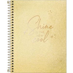 Caderno Capa Dura 1 Matéria 80 Folhas Cambridge Shine Tilibra