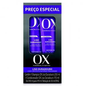 Kit Shampoo + Condicionador Liso Duradouro 375+170ml