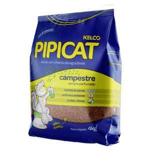 Areia Sanitária para Gatos Campestre Pipicat Pacote