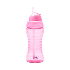 Copo Clean com Canudo Rosa Lolly