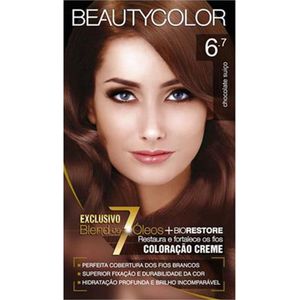 Tintura Permanente Beauty Color 6.7 Chocolate Suiço Unit