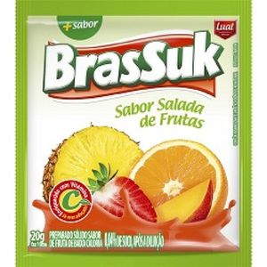 Refresco em Pó de Salada de Frutas Brassuk 20g