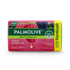 Sabonete em Barra Palmolive Naturals Toque Nutritivo Framboesa e Amora 150g