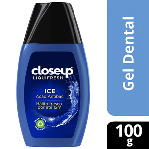 Gel Dental Ice Closeup Liquifresh Frasco