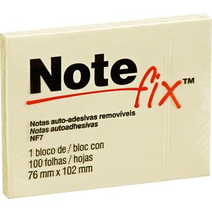 Notas Autoadesivas Removíveis Note Fix 76MmX102Mm - 100 Folhas